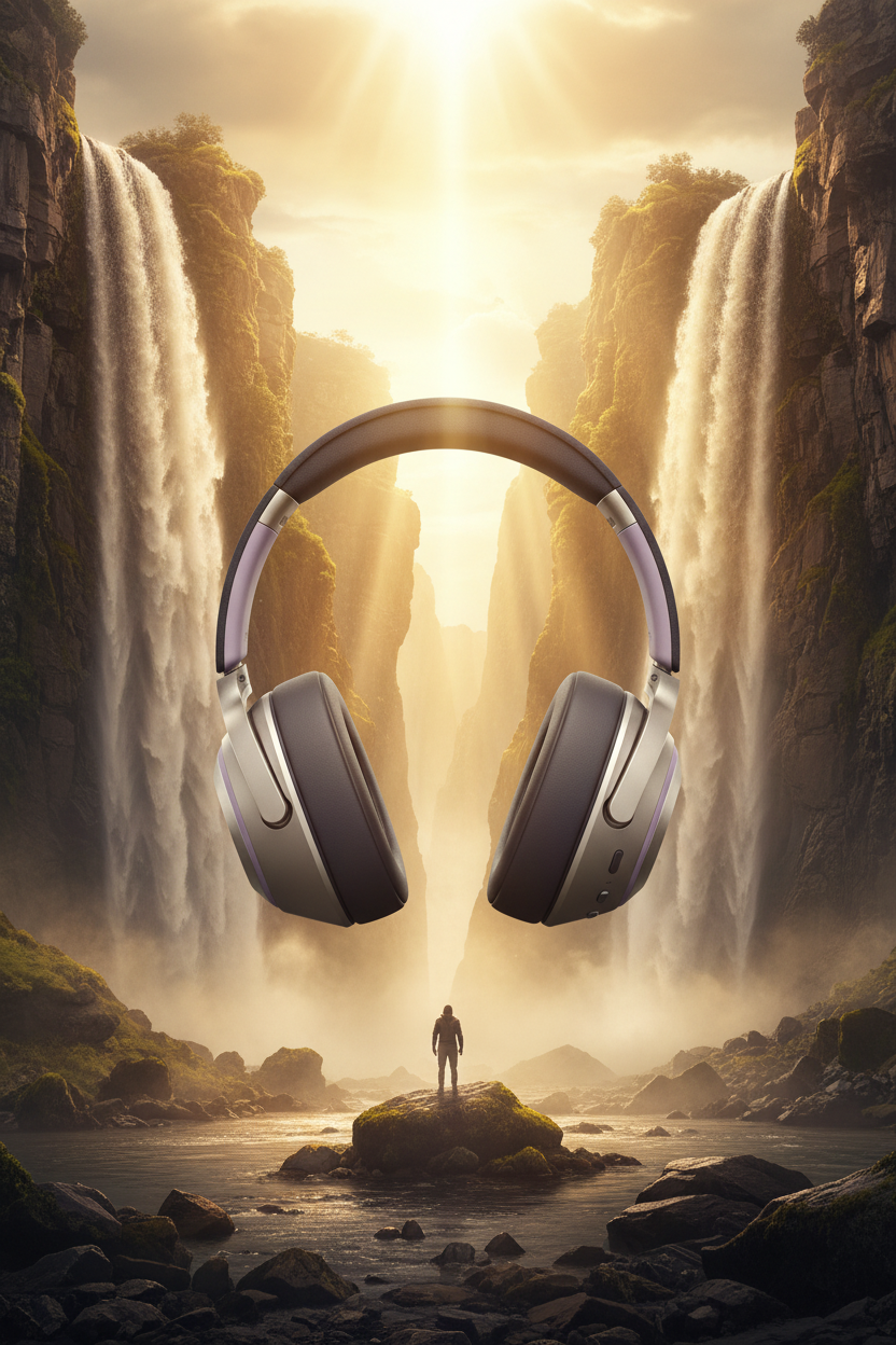 Casque bluetooth bleu nuit spatial