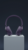 Casque sans fil violet iris supra-aural